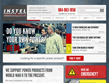 Tablet Screenshot of instelpower.com